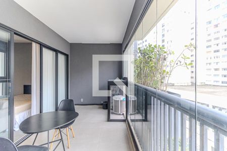 Varanda de kitnet/studio à venda com 1 quarto, 33m² em Campos Elíseos, São Paulo