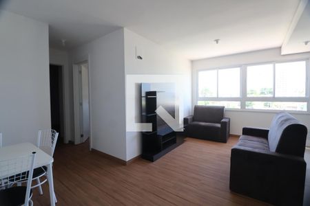 Sala de apartamento para alugar com 2 quartos, 52m² em Fátima, Canoas