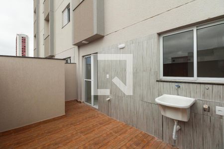 Varanda e Área de Serviço  de apartamento à venda com 2 quartos, 55m² em Penha de França, São Paulo