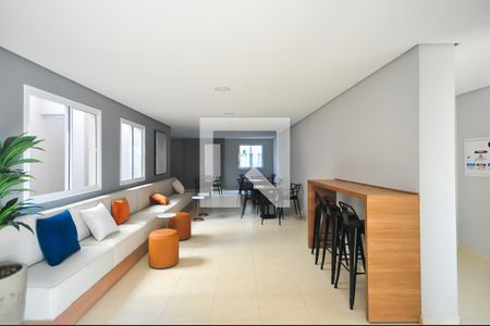 Área comum - Salão de festas de apartamento para alugar com 2 quartos, 42m² em Parque Arariba, São Paulo