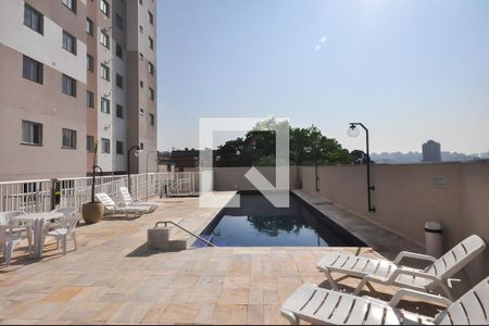 Piscina de apartamento para alugar com 2 quartos, 42m² em Parque Arariba, São Paulo