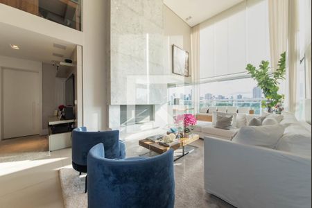 Sala de apartamento à venda com 4 quartos, 198m² em Brooklin, São Paulo