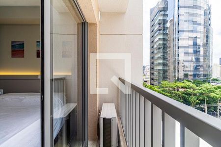 Studio para alugar com 24m², 1 quarto e sem vaga Studio para alugar com 24m², 1 quarto e sem vagaVaranda