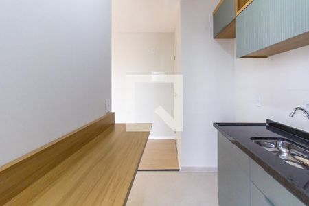 Cozinha de apartamento para alugar com 2 quartos, 42m² em Várzea da Barra Funda, São Paulo