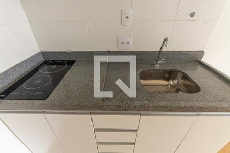 Sala/ Cozinha de apartamento para alugar com 1 quarto, 32m² em Penha de França, São Paulo