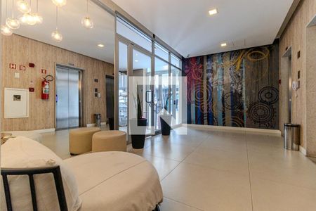 Studio para alugar com 24m², 1 quarto e 1 vaga Studio para alugar com 24m², 1 quarto e 1 vagaHall Social