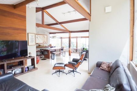 sala de casa de condomínio à venda com 4 quartos, 450m² em Vila Aparecida, Nova Lima