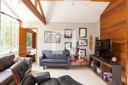 sala tv de casa de condomínio à venda com 4 quartos, 450m² em Vila Aparecida, Nova Lima