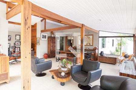 sala de casa de condomínio à venda com 4 quartos, 450m² em Vila Aparecida, Nova Lima