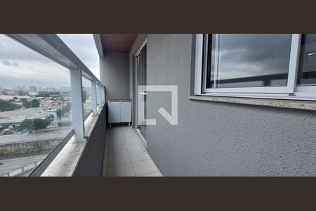 Varanda Sala de apartamento à venda com 2 quartos, 49m² em Vila Metalúrgica, Santo André