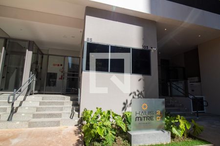 Studio para alugar com 26m², 1 quarto e sem vagaFachada e portaria