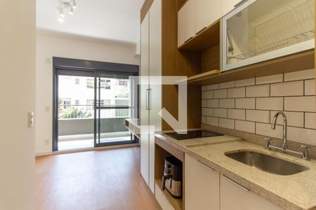 Studio para alugar com 27m², 1 quarto e sem vaga Studio para alugar com 27m², 1 quarto e sem vagaStudio Cozinha