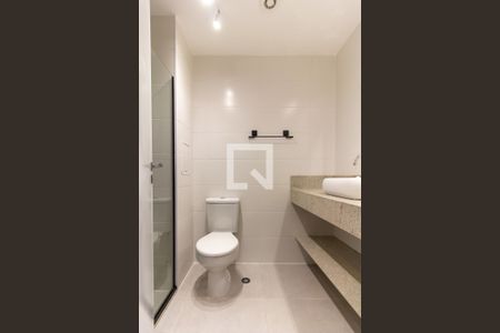 Studio para alugar com 27m², 1 quarto e sem vaga Studio para alugar com 27m², 1 quarto e sem vagaBanheiro