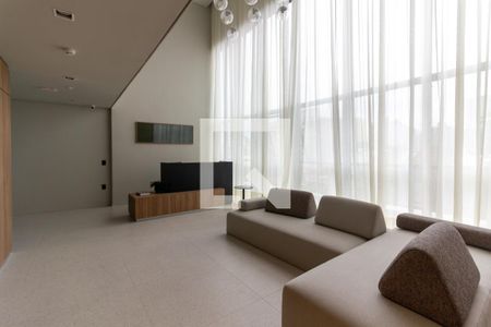 Studio para alugar com 27m², 1 quarto e sem vaga Studio para alugar com 27m², 1 quarto e sem vagaHall social