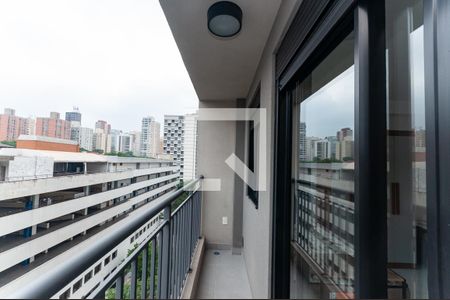 Studio para alugar com 24m², 1 quarto e sem vagaVaranda