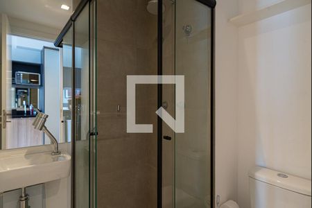 Banheiro de kitnet/studio à venda com 1 quarto, 24m² em Bela Vista, São Paulo