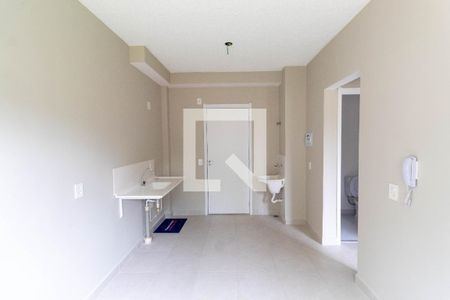 Sala/Cozinha de apartamento à venda com 2 quartos, 32m² em Vila Ré, São Paulo