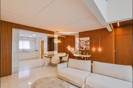 Sala 1 de apartamento à venda com 3 quartos, 345m² em Campestre, Santo André