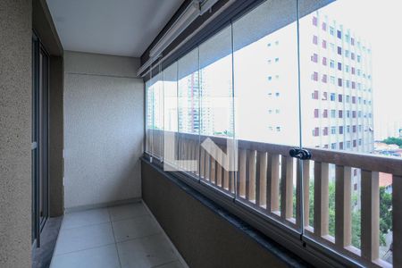 Varanda Studio de apartamento à venda com 1 quarto, 32m² em Vila Gumercindo, São Paulo