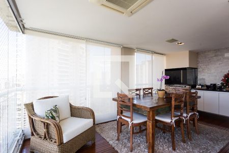 Varanda da Sala de apartamento à venda com 3 quartos, 260m² em Vila Andrade, São Paulo