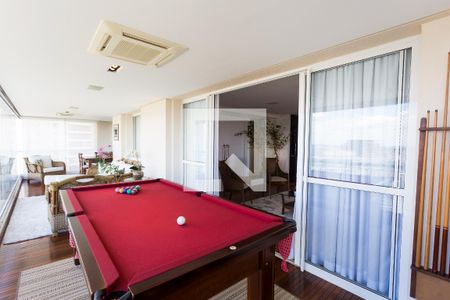 Varanda da Sala de apartamento à venda com 3 quartos, 260m² em Vila Andrade, São Paulo
