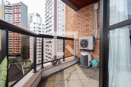 Varanda da Sala de apartamento para alugar com 1 quarto, 40m² em Jardim Ampliacao, São Paulo