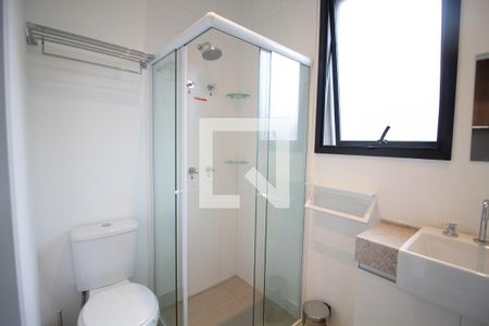 Studio para alugar com 23m², 1 quarto e sem vaga Studio para alugar com 23m², 1 quarto e sem vagaBanheiro da Suíte