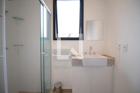 Studio para alugar com 23m², 1 quarto e sem vaga Studio para alugar com 23m², 1 quarto e sem vagaBanheiro da Suíte