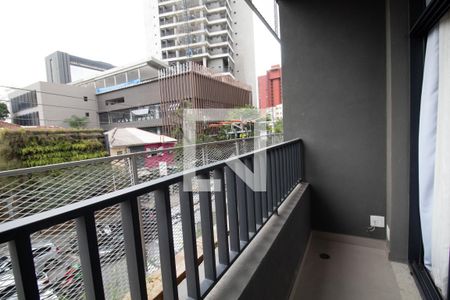 Studio para alugar com 23m², 1 quarto e sem vaga Studio para alugar com 23m², 1 quarto e sem vagaVaranda