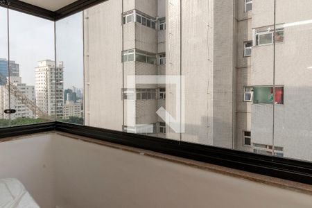 Varanda da Sala de apartamento à venda com 3 quartos, 197m² em Campo Belo, São Paulo