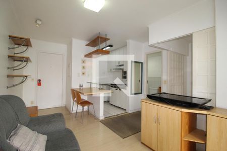 Sala de apartamento para alugar com 1 quarto, 35m² em Moema, São Paulo