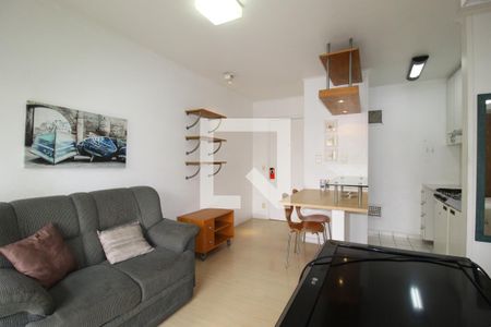 Sala de apartamento para alugar com 1 quarto, 35m² em Moema, São Paulo