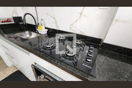 Apartamento para alugar com 45m², 1 quarto e sem vagaDetalhe da cozinha