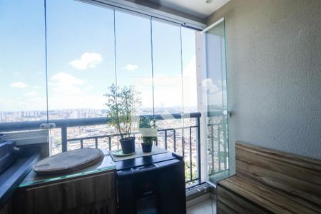 Varanda da Sala de apartamento à venda com 2 quartos, 49m² em Vila Andrade, São Paulo