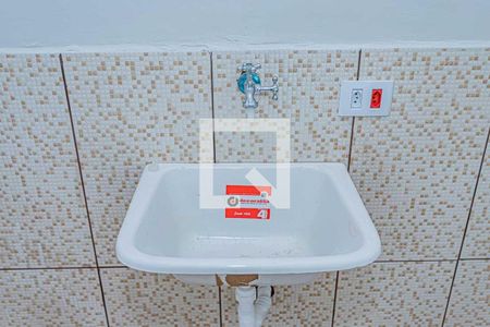 Sala, cozinha e área de serviço de apartamento para alugar com 1 quarto, 40m² em Jardim Maristela, São Paulo