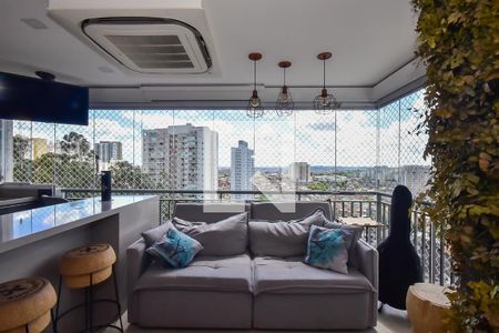 Varanda de apartamento à venda com 3 quartos, 127m² em Jardim Caboré, São Paulo