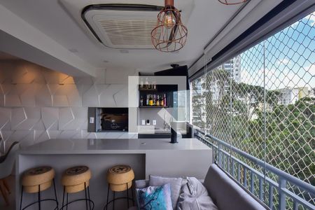 Varanda de apartamento à venda com 3 quartos, 127m² em Jardim Caboré, São Paulo