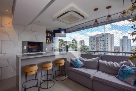 Varanda de apartamento à venda com 3 quartos, 127m² em Jardim Caboré, São Paulo