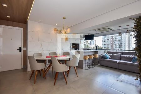 Sala de Jantar de apartamento à venda com 3 quartos, 127m² em Jardim Caboré, São Paulo