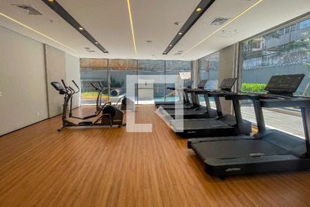 Área comum - Academia de kitnet/studio para alugar com 1 quarto, 32m² em Cerqueira César, São Paulo