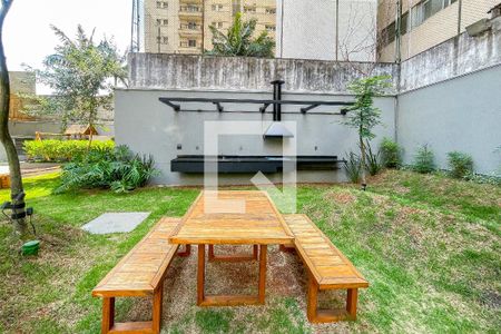 Studio para alugar com 32m², 1 quarto e sem vaga Studio para alugar com 32m², 1 quarto e sem vagaÁrea comum - Churrasqueira