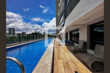 Apartamento para alugar com 32m², 1 quarto e 1 vaga Apartamento para alugar com 32m², 1 quarto e 1 vagaPiscina