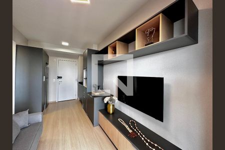 Sala de apartamento para alugar com 1 quarto, 32m² em Santo Amaro, São Paulo