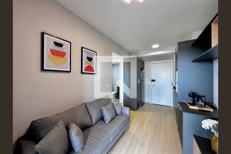 Sala de apartamento para alugar com 1 quarto, 32m² em Santo Amaro, São Paulo