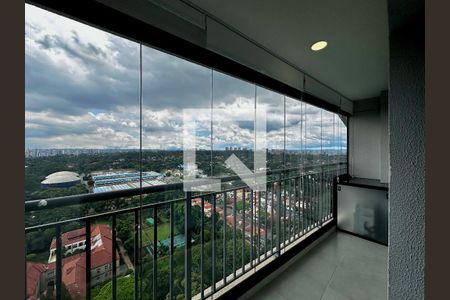 Sacada Sala de apartamento para alugar com 1 quarto, 32m² em Santo Amaro, São Paulo