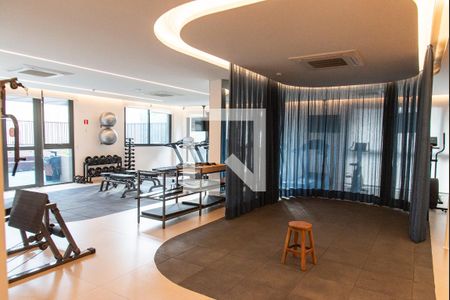 Studio para alugar com 24m², 1 quarto e sem vagaAcademia