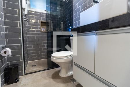 Studio para alugar com 40m², 1 quarto e 1 vaga Studio para alugar com 40m², 1 quarto e 1 vagaBanheiro