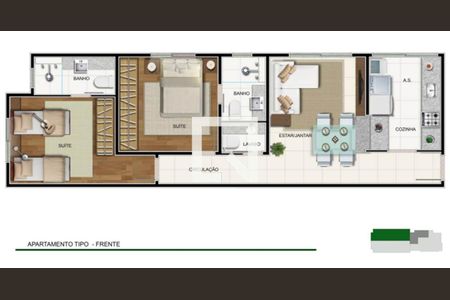 Apartamento à venda com 2 quartos, 60m² em Cruzeiro, Belo Horizonte