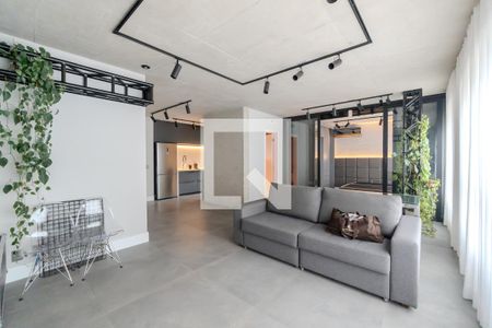 Sala de apartamento para alugar com 1 quarto, 74m² em Bela Vista, São Paulo