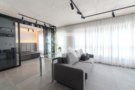 Sala de apartamento para alugar com 1 quarto, 74m² em Bela Vista, São Paulo